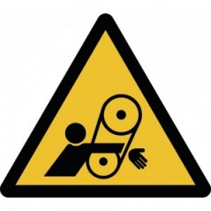 Rischio di trascinamento del braccio nella cinghia in Pvc adesivo flessibile da parete