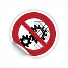 Non rimuovere la protezione in Pvc adesivo flessibile da parete