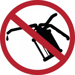 Vietato lubrificare in Pvc adesivo flessibile da parete