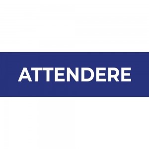 Attendere lungo v1 in Pvc adesivo flessibile da parete