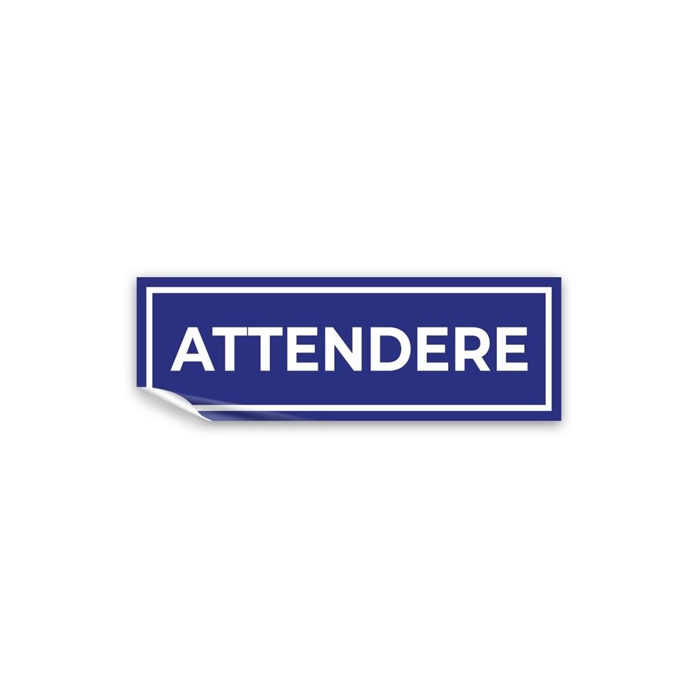 Attendere lungo v3 in Pvc adesivo flessibile da parete