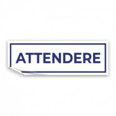 Attendere lungo v4 in Pvc adesivo flessibile da parete