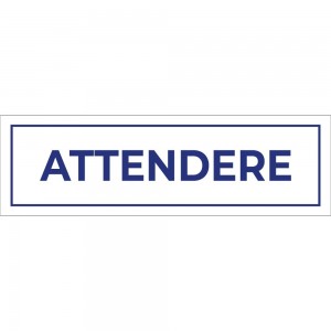 Attendere lungo v4 in Pvc adesivo flessibile da parete