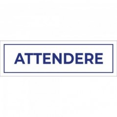 Attendere lungo v4 in Pvc adesivo flessibile da parete