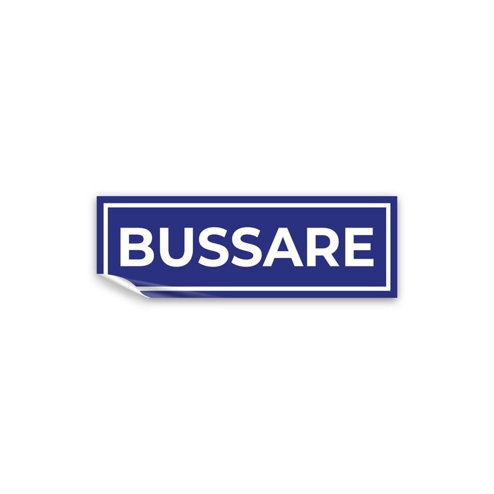 Bussare lungo v3 in Pvc adesivo flessibile da parete