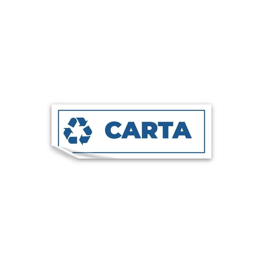 Differenziata carta lungo v2 in Pvc adesivo flessibile da parete