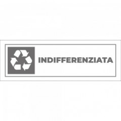Differenziata indifferenziata lungo v3 in Pvc adesivo flessibile da parete