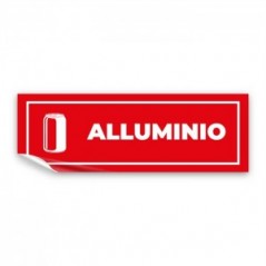 Differenziata alluminio lungo v4 in Pvc adesivo flessibile da parete