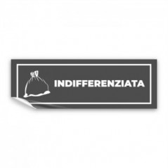 Differenziata indifferenziata lungo v4 in Pvc adesivo flessibile da parete