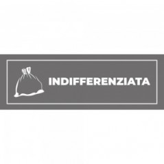 Differenziata indifferenziata lungo v4 in Pvc adesivo flessibile da parete