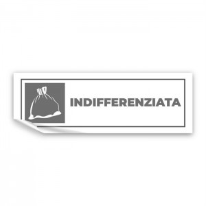 Differenziata indifferenziata lungo v5 in Pvc adesivo flessibile da parete