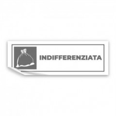 Differenziata indifferenziata lungo v5 in Pvc adesivo flessibile da parete
