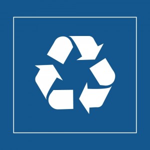 Differenziata carta quadrato v1 in Pvc adesivo flessibile da parete