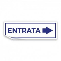 Entrata freccia destra v4 in Pvc adesivo flessibile da parete