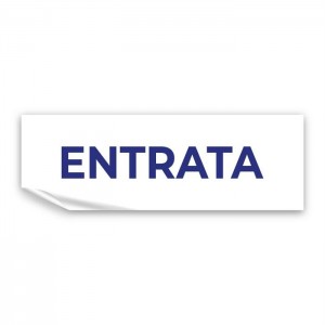 Entrata v3 in Pvc adesivo flessibile da parete