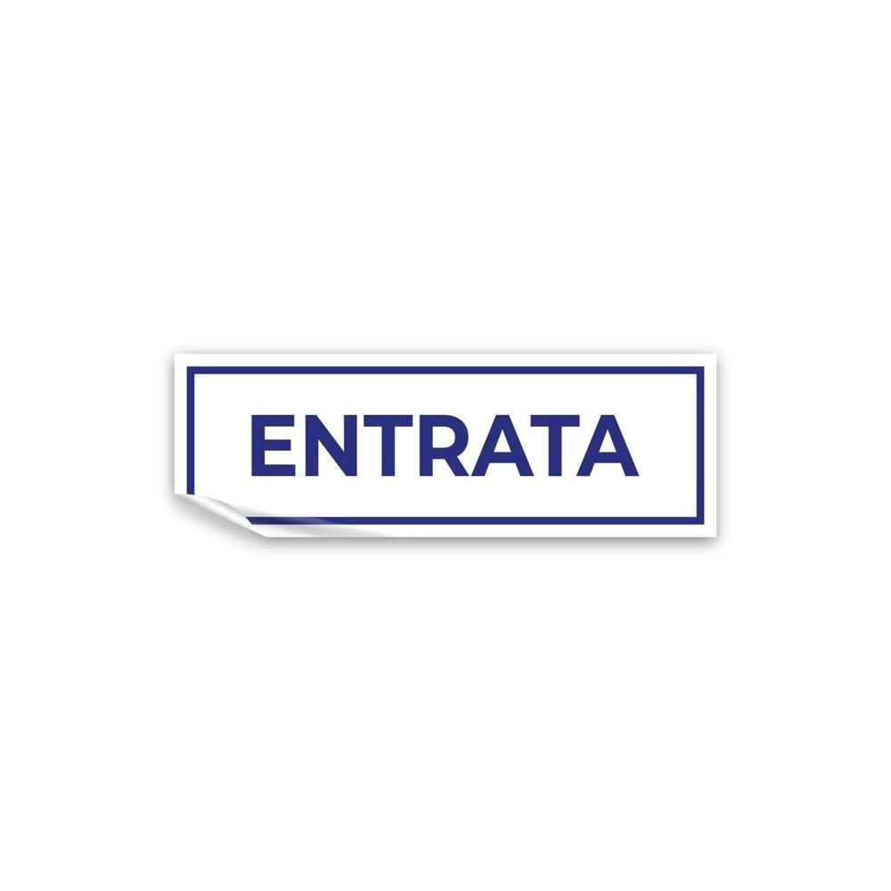 Entrata v4 in Pvc adesivo flessibile da parete