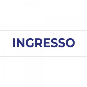 Ingresso v3 in Pvc adesivo flessibile da parete