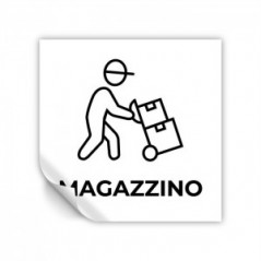 Magazzino v5 in Pvc adesivo flessibile da parete
