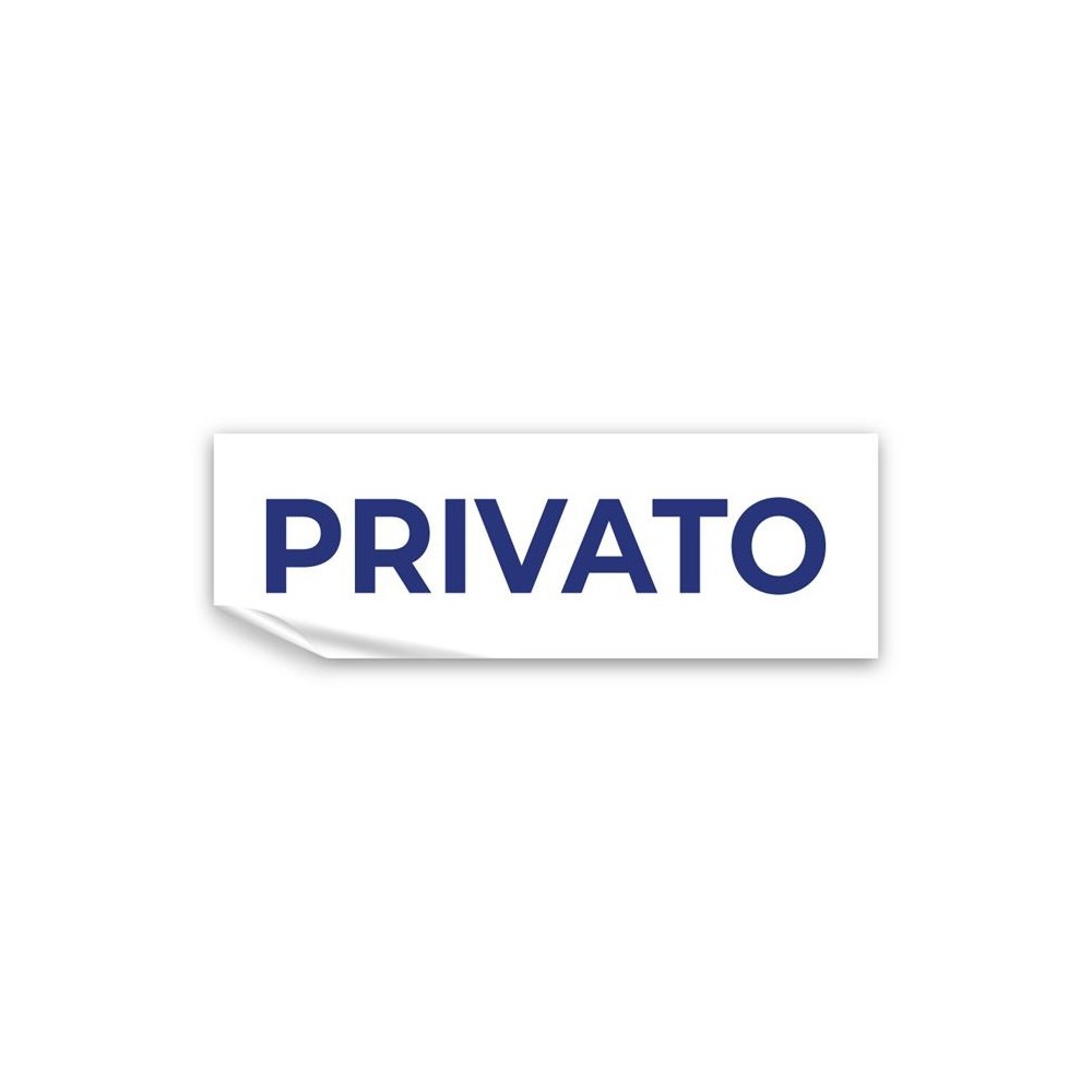 Privato lungo v2 in Pvc adesivo flessibile da parete