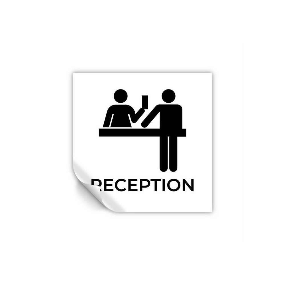 Reception v2 in Pvc adesivo flessibile da parete