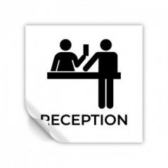 Reception v2 in Pvc adesivo flessibile da parete