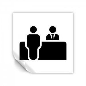 Reception v3 in Pvc adesivo flessibile da parete