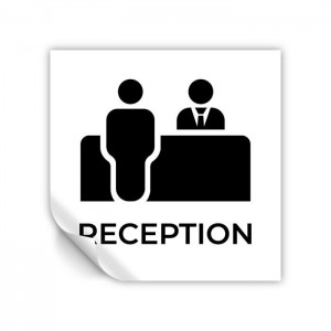 Reception v4 in Pvc adesivo flessibile da parete