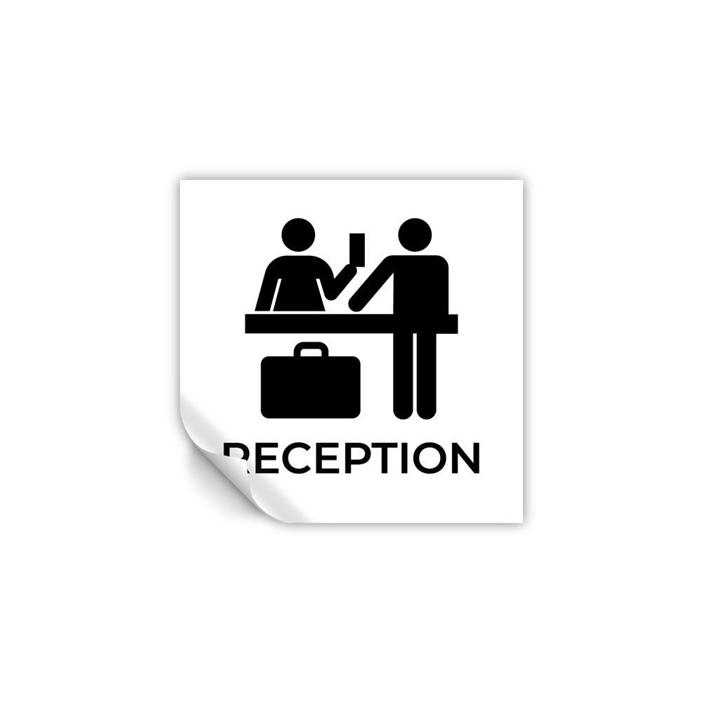 Reception v6 in Pvc adesivo flessibile da parete
