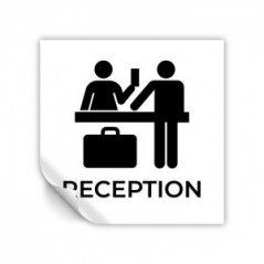 Reception v6 in Pvc adesivo flessibile da parete