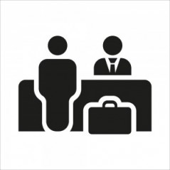 Reception v7 in Pvc adesivo flessibile da parete