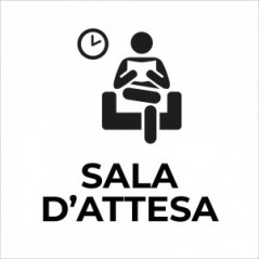 Sala d'attesa v4 in Pvc adesivo flessibile da parete