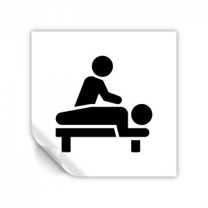 Sala massaggi v1 in Pvc adesivo flessibile da parete