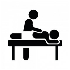 Sala massaggi v2 in Pvc adesivo flessibile da parete