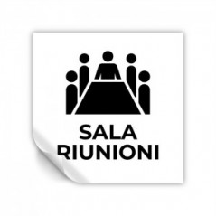 Sala riunioni v2 in Pvc adesivo flessibile da parete