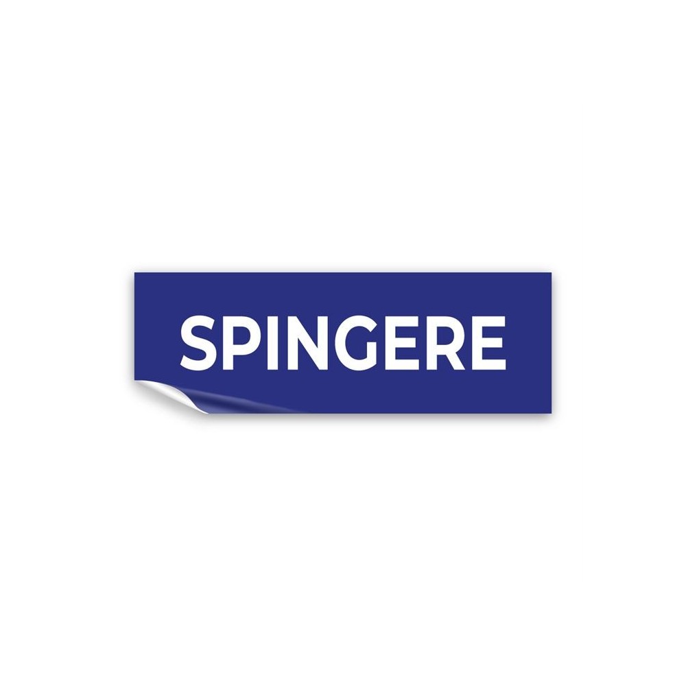 Spingere lungo v1 in Pvc adesivo flessibile da parete
