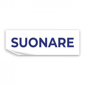 Suonare lungo v2 in Pvc adesivo flessibile da parete