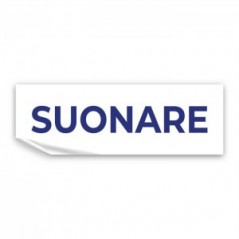 Suonare lungo v2 in Pvc adesivo flessibile da parete