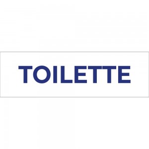 Toilette lungo v2 in Pvc adesivo flessibile da parete