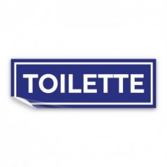 Toilette lungo v3 in Pvc adesivo flessibile da parete