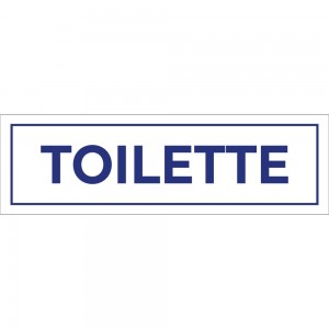 Toilette lungo v4 in Pvc adesivo flessibile da parete