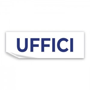 Uffici lungo v2 in Pvc adesivo flessibile da parete