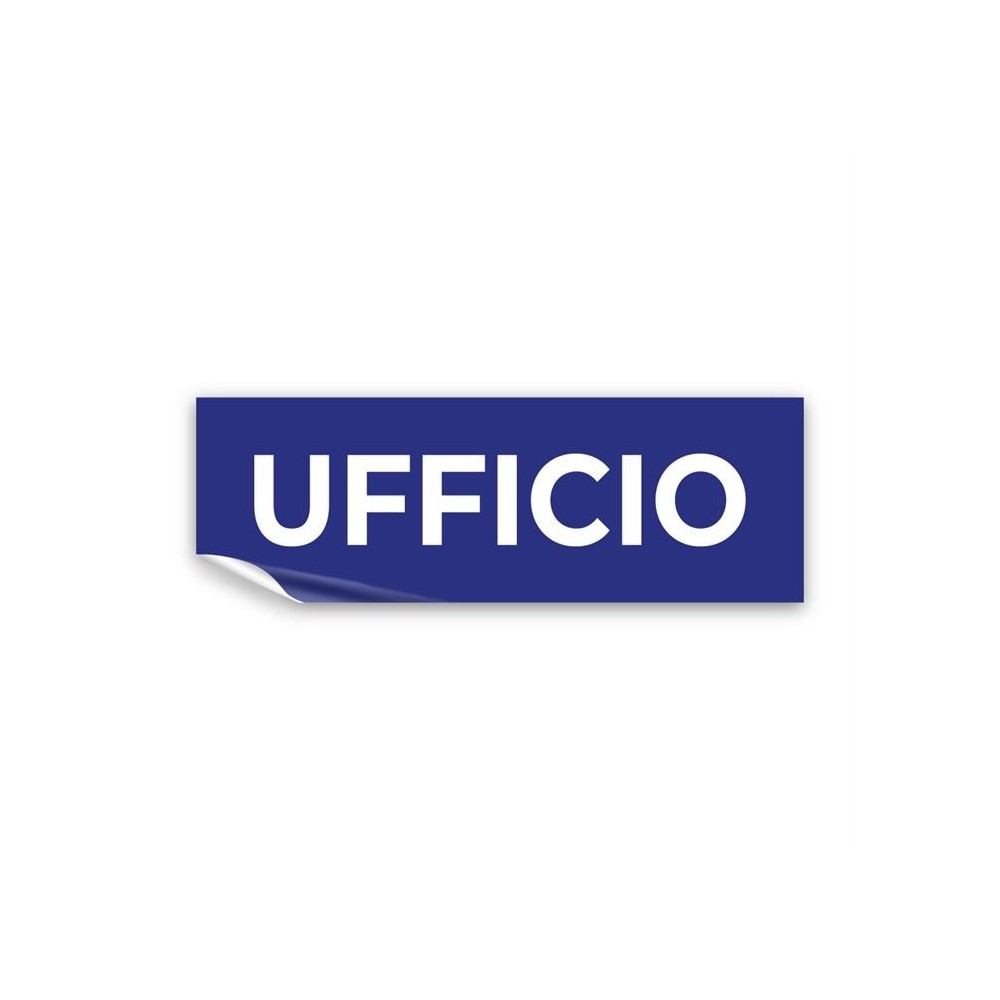 Ufficio lungo v1 in Pvc adesivo flessibile da parete