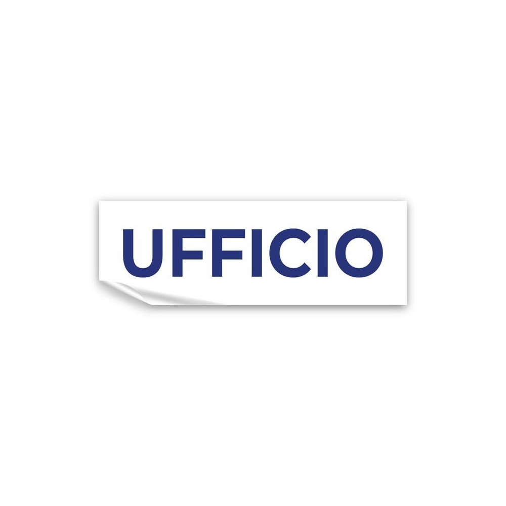 Ufficio lungo v2 in Pvc adesivo flessibile da parete