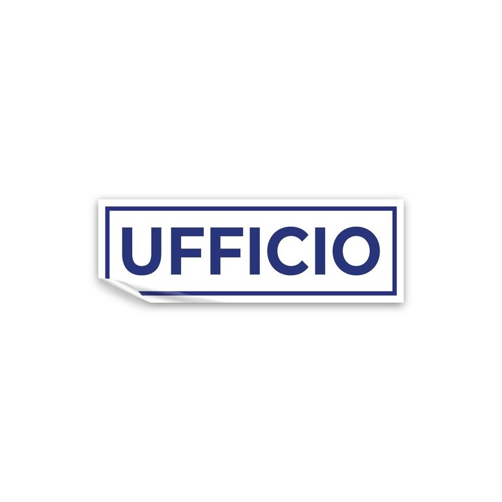 Ufficio lungo v4 in Pvc adesivo flessibile da parete