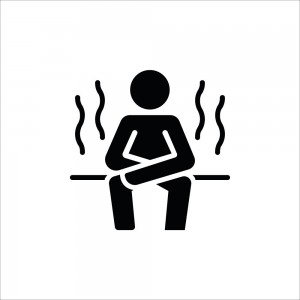 Zona sauna v1 in Pvc adesivo flessibile da parete