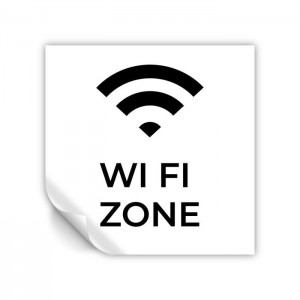 Zone Wi-Fi v4 in Pvc adesivo flessibile da parete