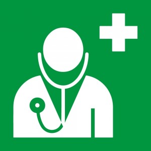 Medico in plex trasp a bandiera - E009