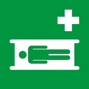 Barella in plex trasp a bandiera - E013