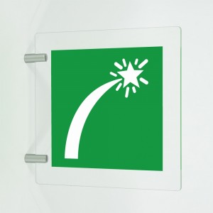 Razzo di segnalazione in plex trasp a bandiera - E048