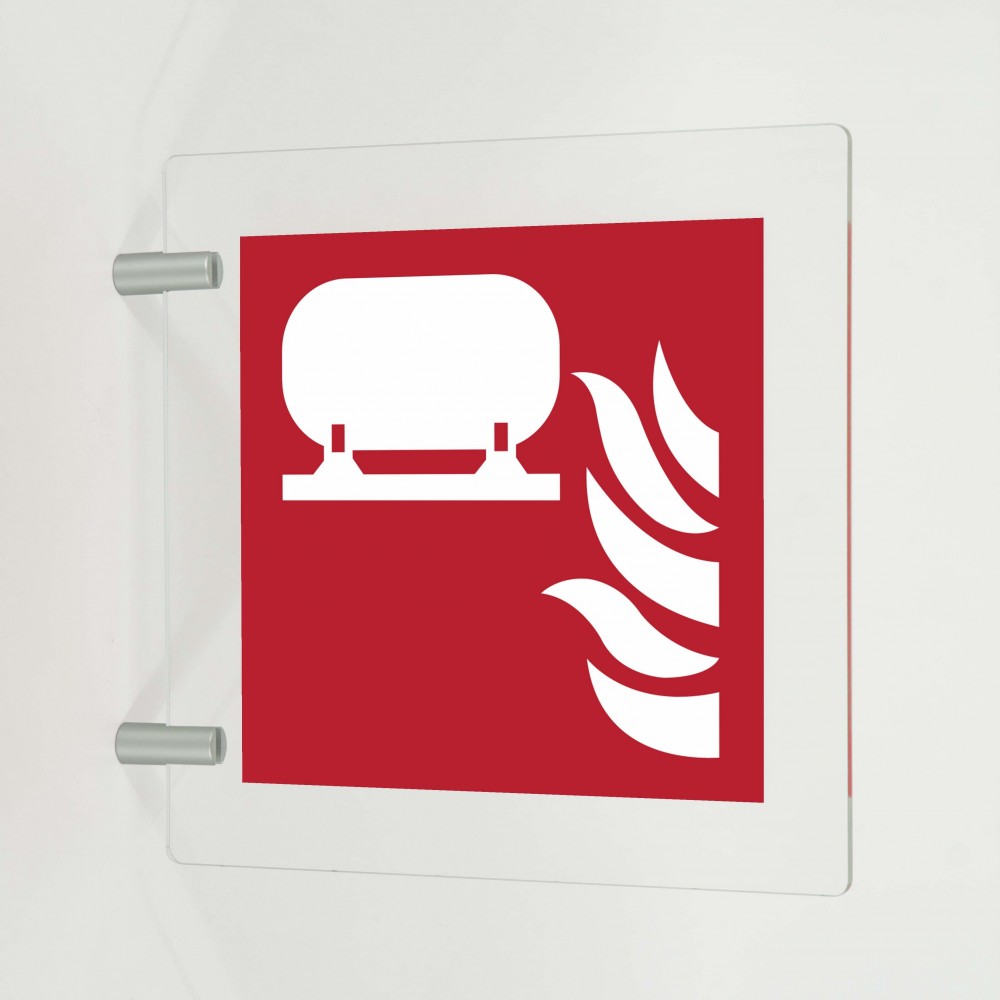 Impianto antincendio fisso in plex trasp a bandiera - F012